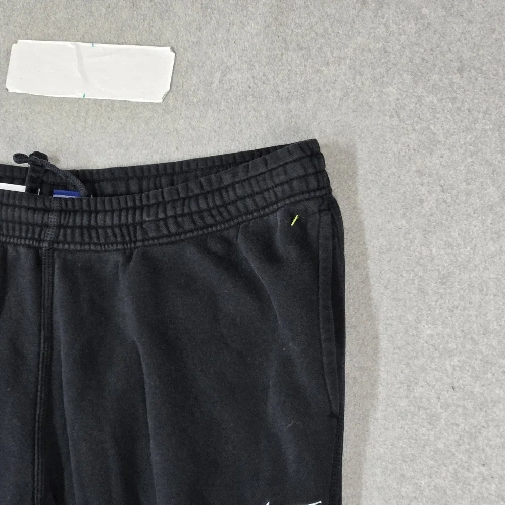 Nike Men Activewear Pants XXL Black Sweatpants Fleece 826431-010 Logo 25